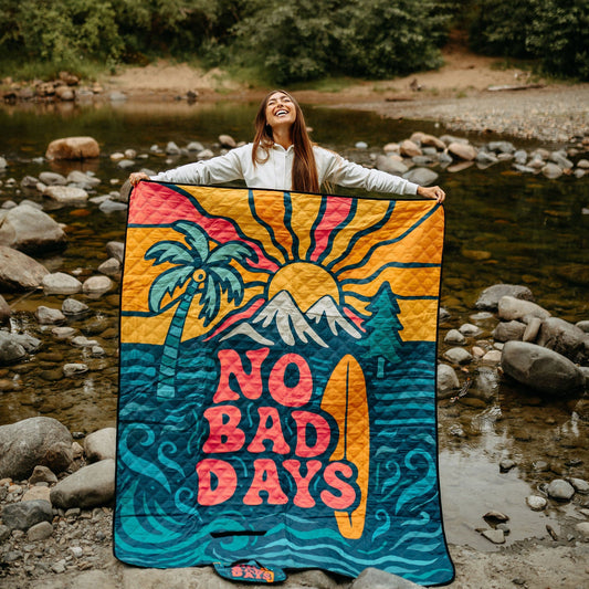 Adventure Blanket- No Bad Days