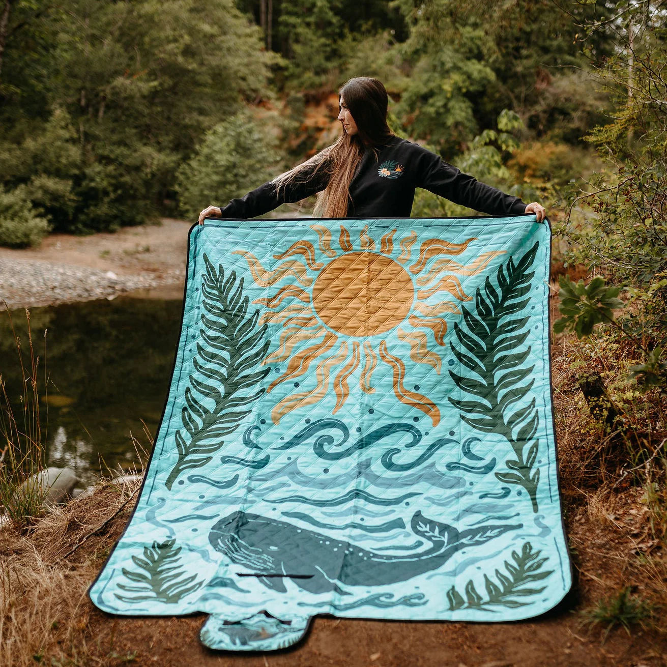 Adventure Blannket- Tidal Sun