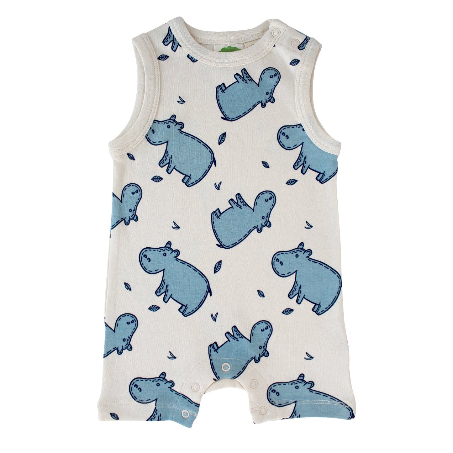 Baby Tank Romper Hippos-Parade