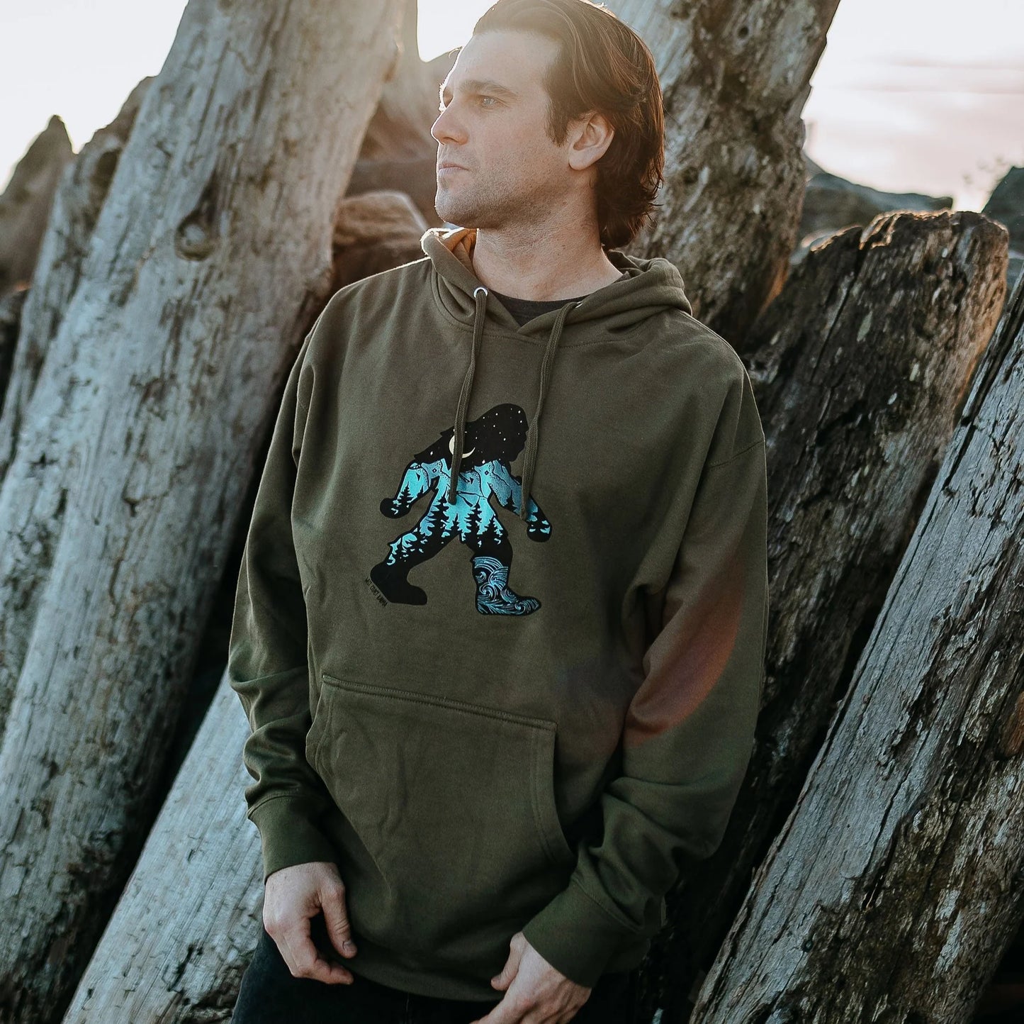 Sasquatch Northern Lights Hoodie