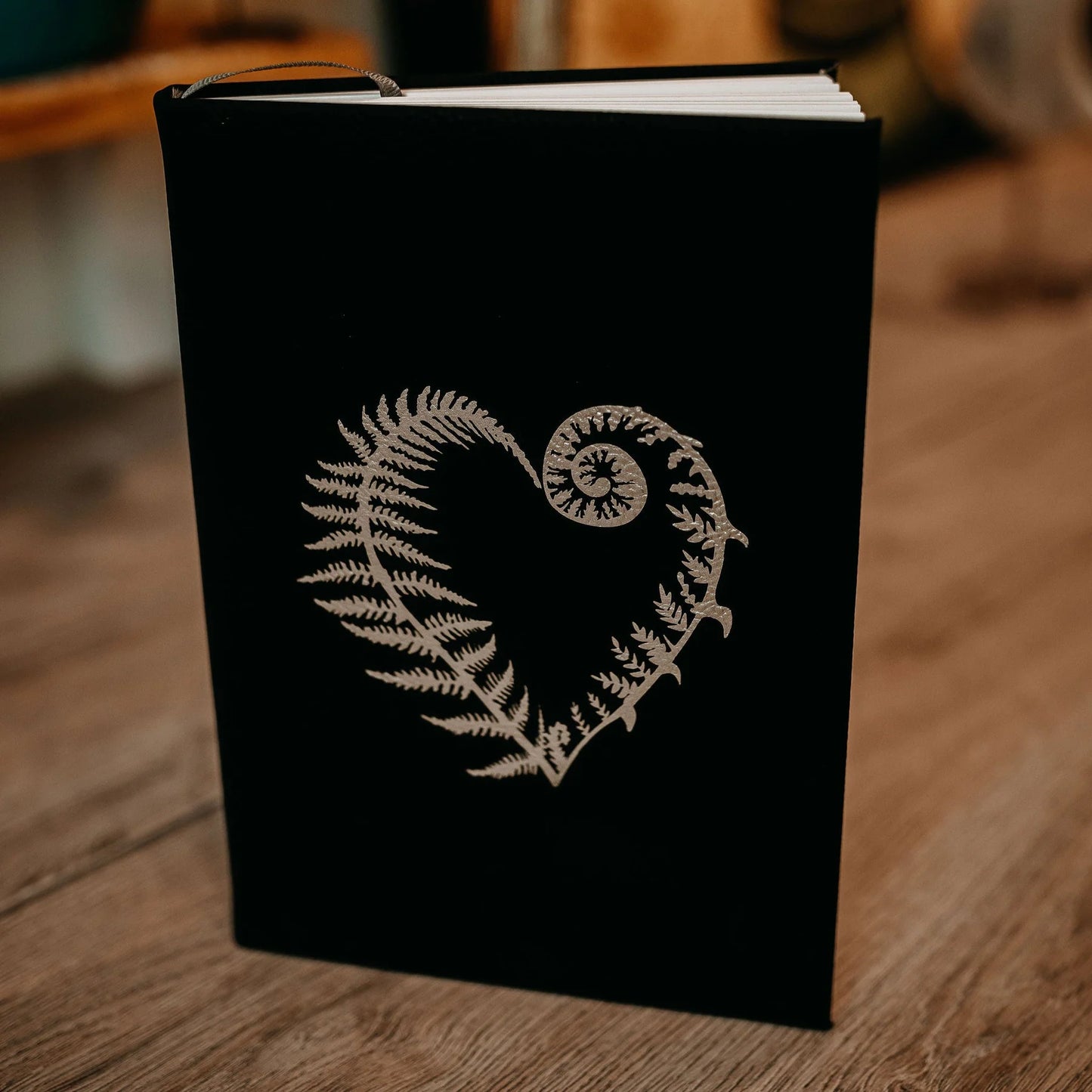 Gold Engraved Heart Journal