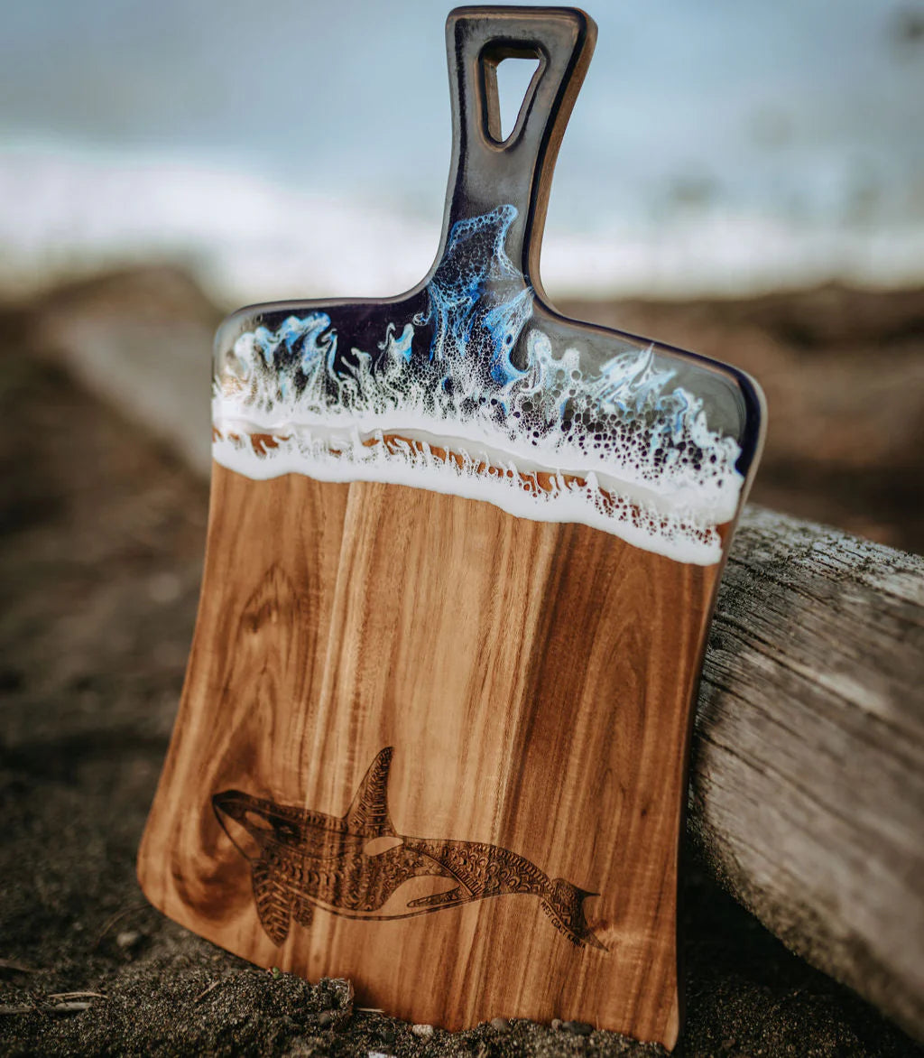 Acacia Wood &Resin Charcuterie Boards