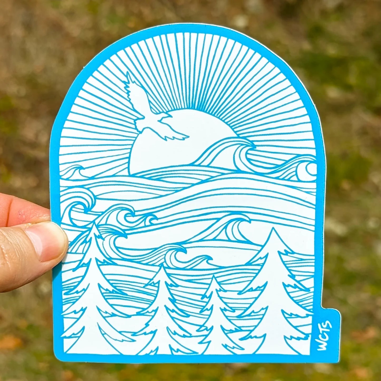 Summer View Sticker