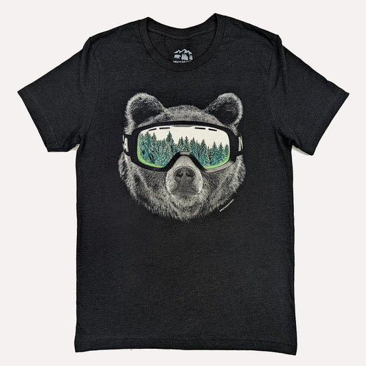 T-shirt Ski Bear Unisex-Westcoastees