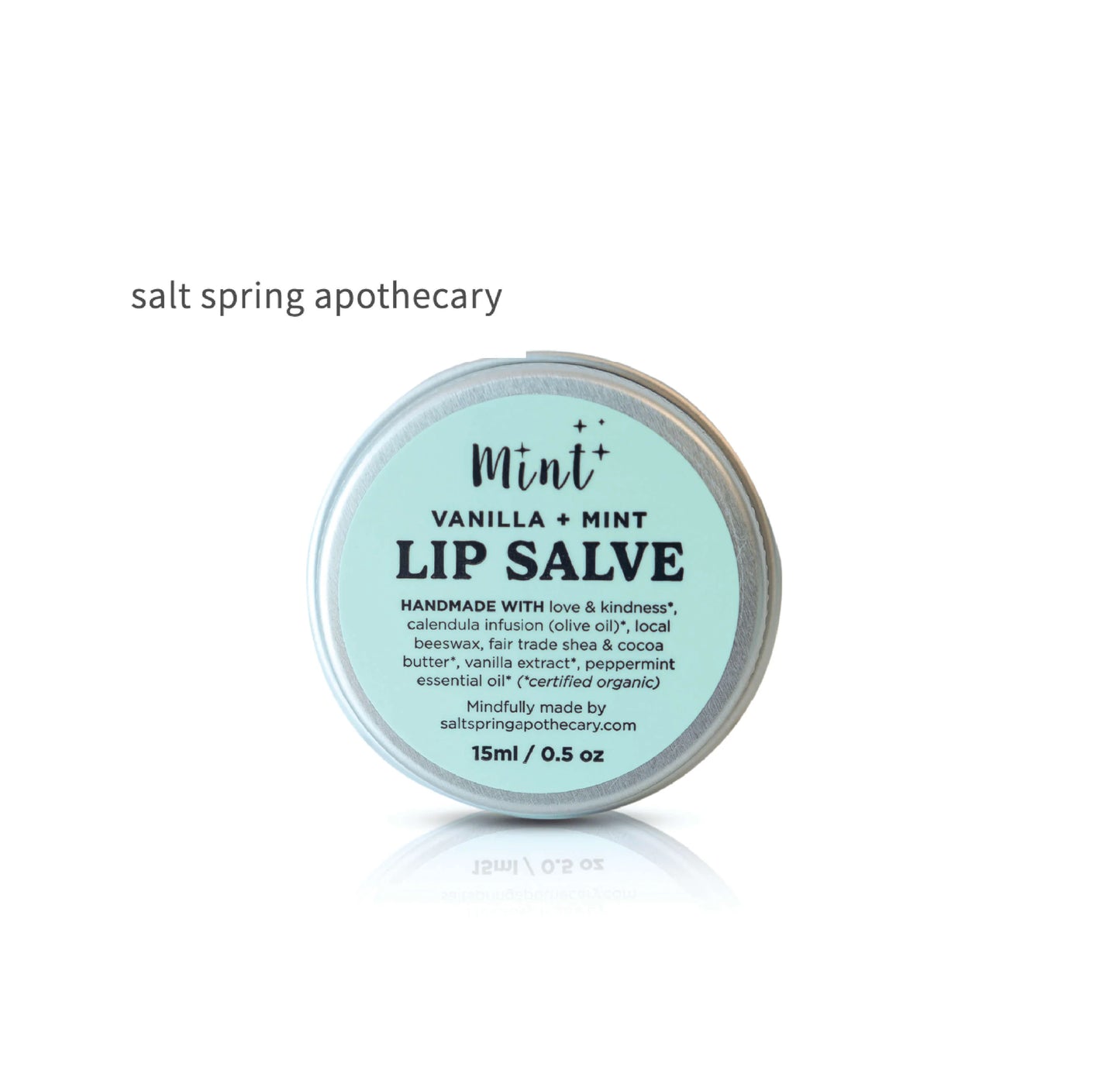 Lip Salve Vanilla and Mint
