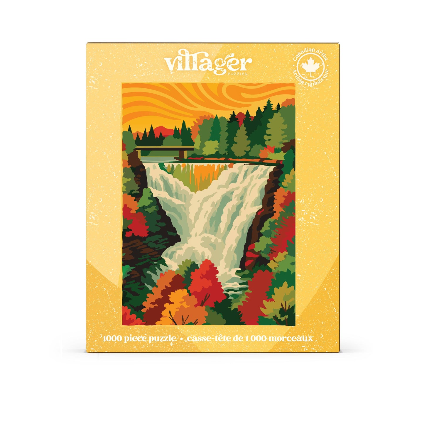 Autumn Cascade | 1000-Piece Puzzle | Designed in Canada