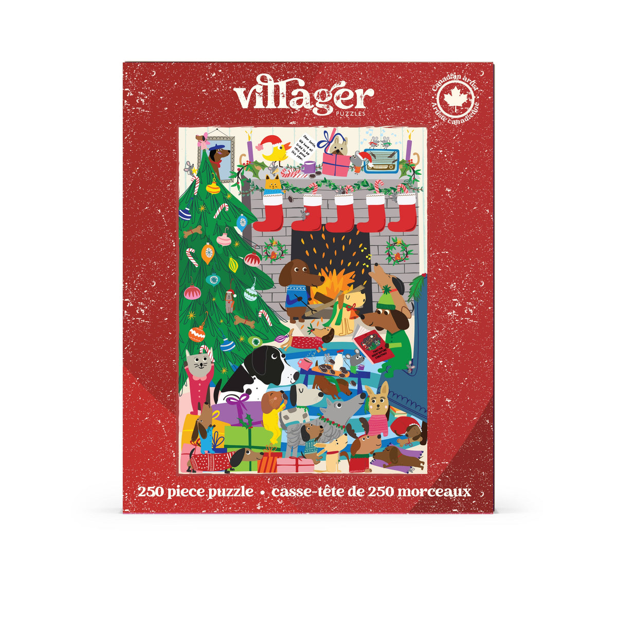 Merry Barkmas | 250 Piece Puzzle | Designed in Canada