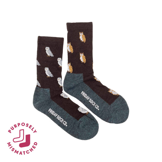 Women's Owl Merino Wool Socks