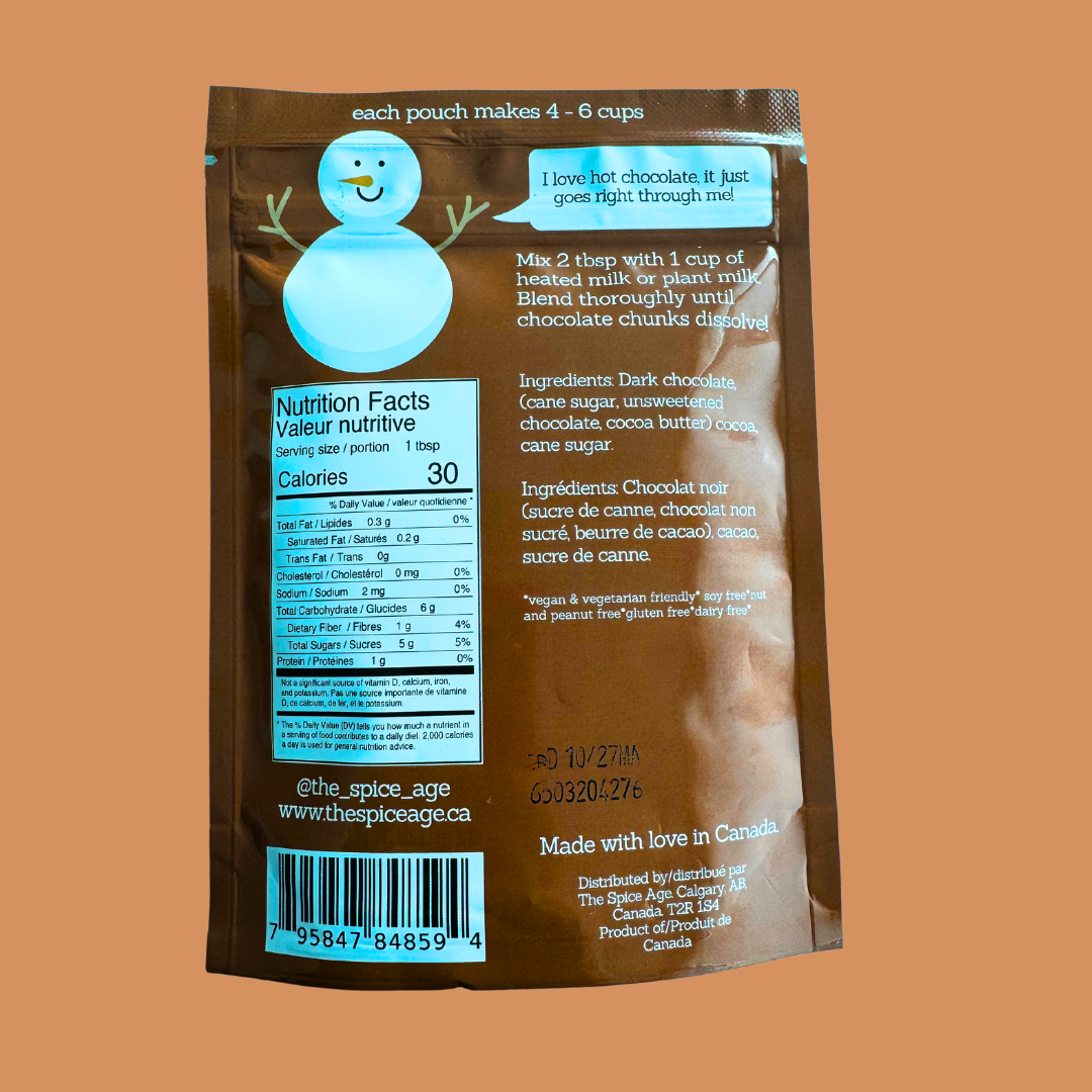 Gourmet Hot Chocolate with Real Chocolate Chunks