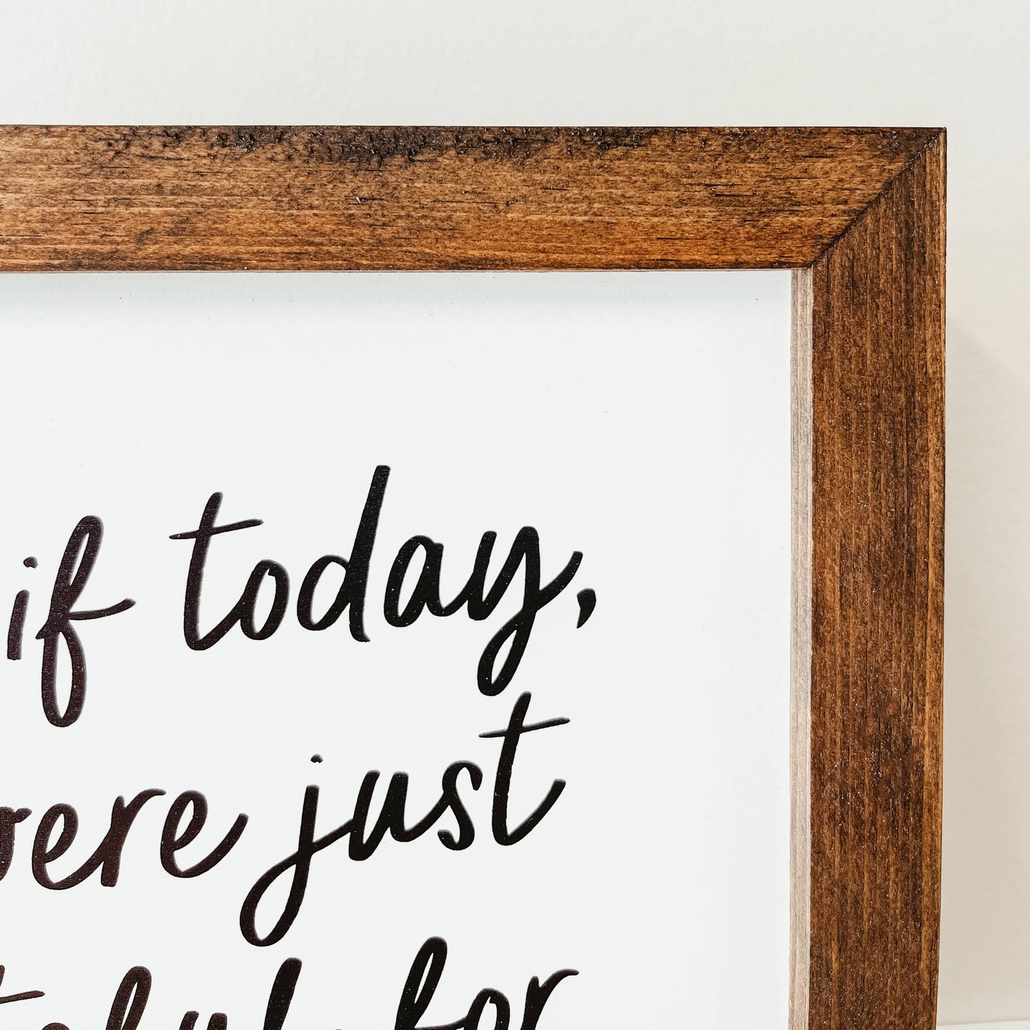 Grateful For Everything Framed Sign-knotty design
