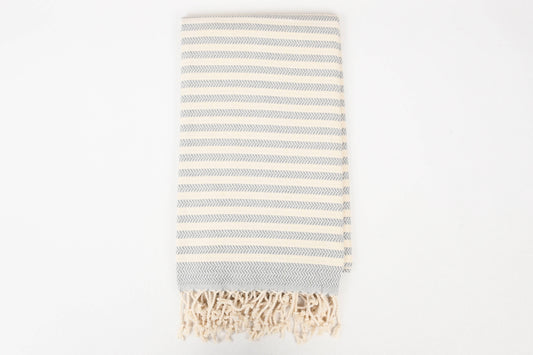 Handwoven Turkish Cotton Towel – Embroidery Beach/Hand Towel