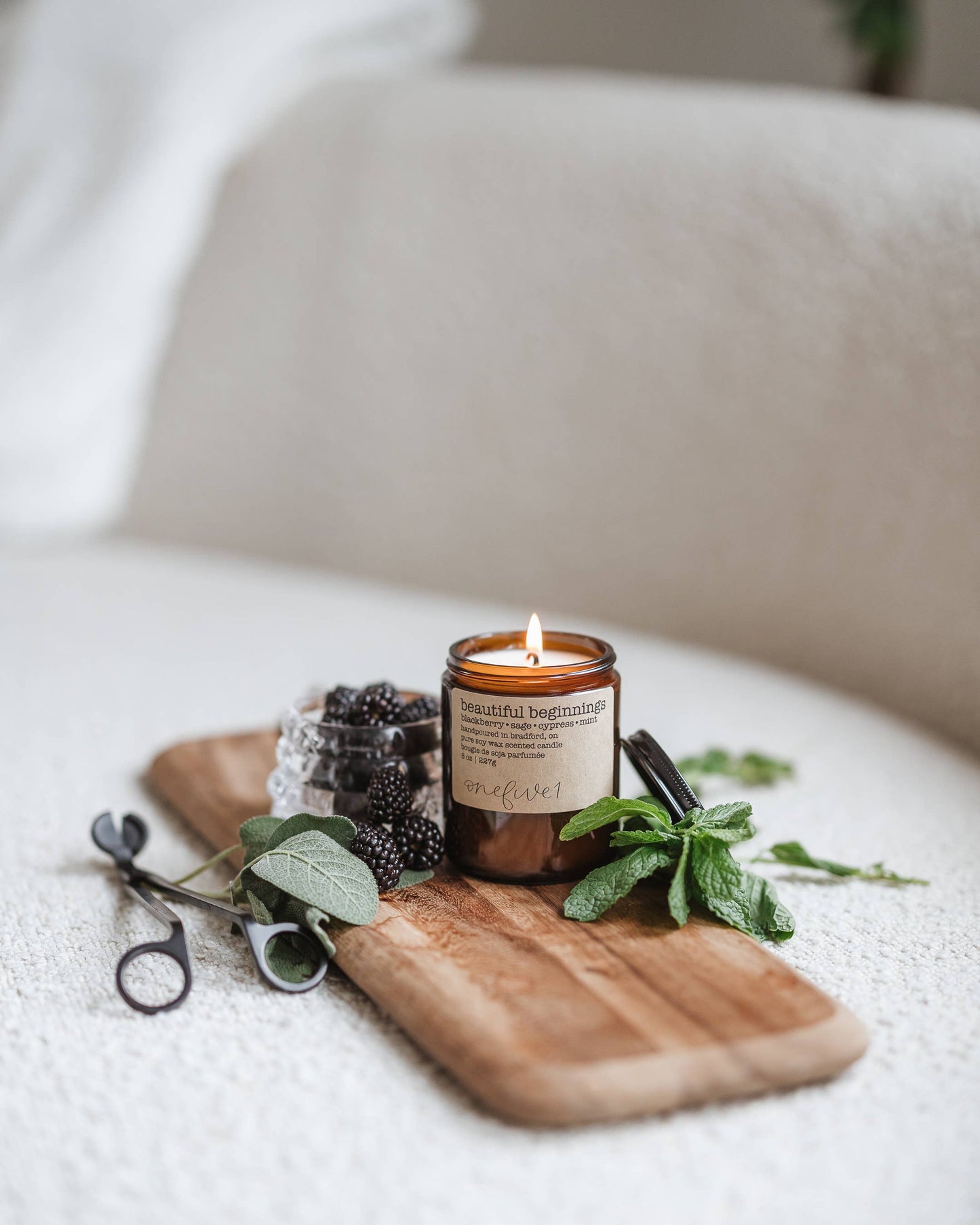 Beautiful beginnings - soy wax candle SPRING FRESH