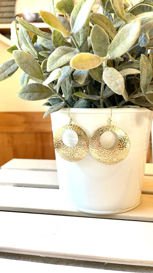 Hammered Brass Donut