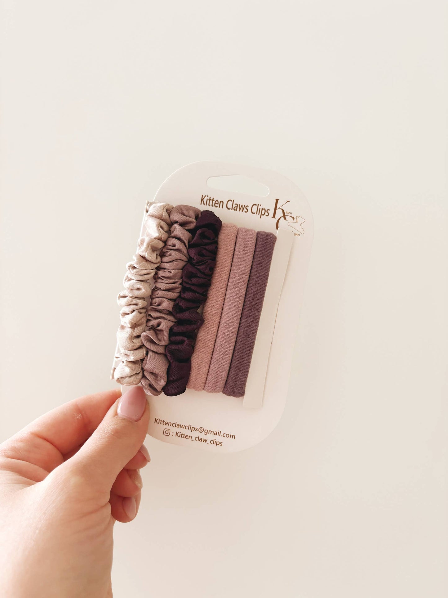 Damage Free Hair Ties: Greys