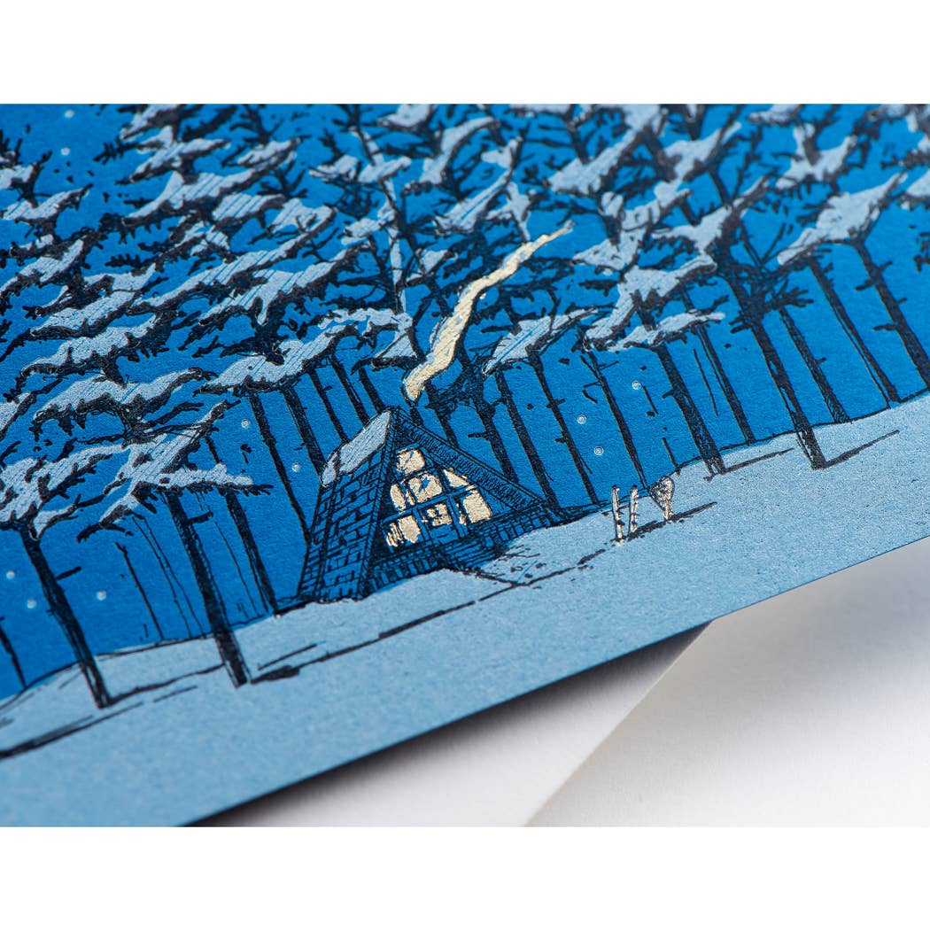 Holiday Cozy A-Frame Card