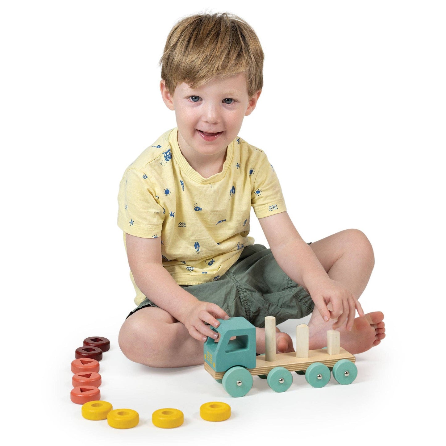 Mentari Toys | Stacking Peg Truck