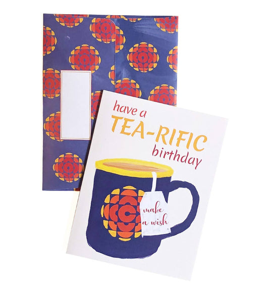 Have a Tea-rific Birthday Card - Fun & Eco-Friendly