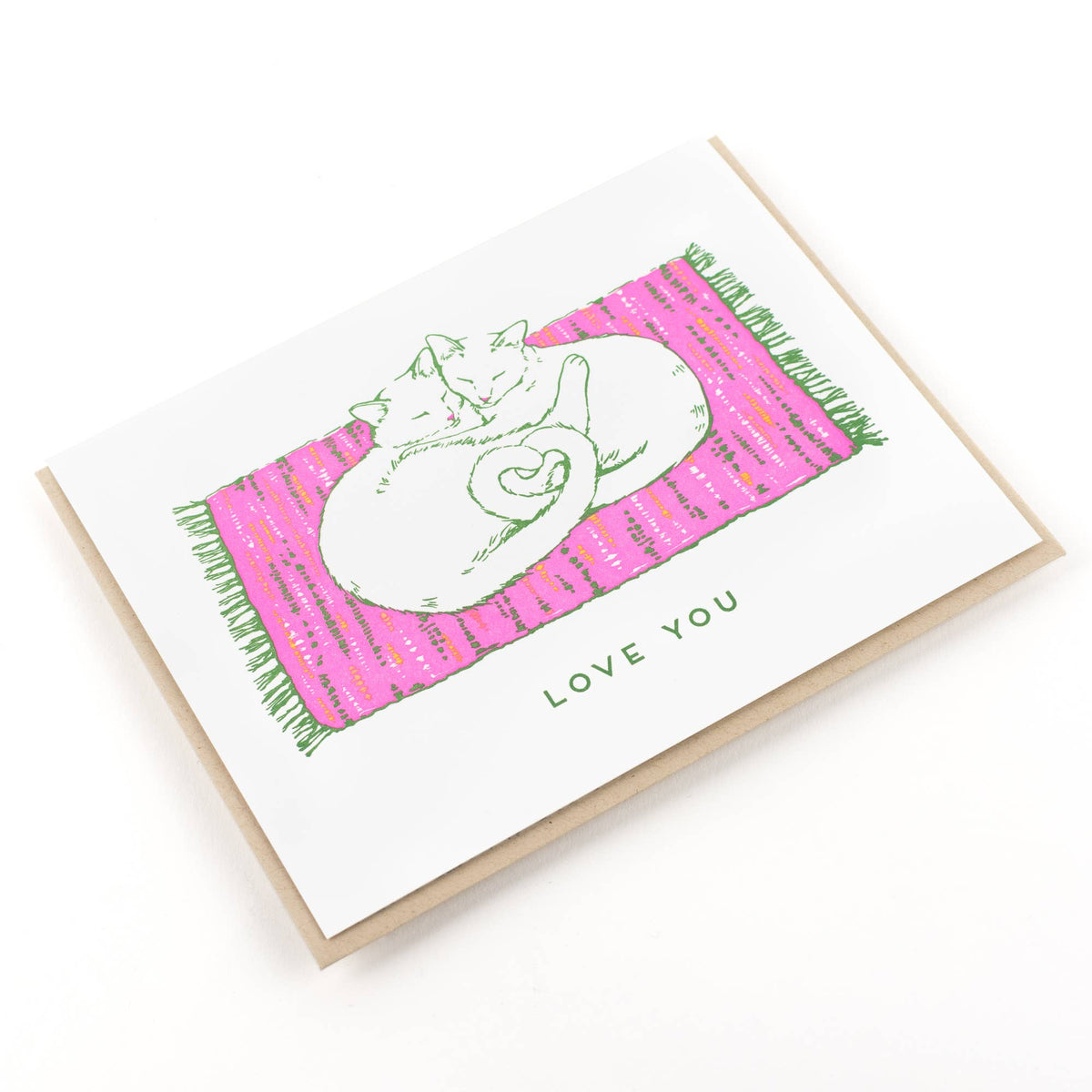 Colour Your Cats - Love Interactive Greeting Card