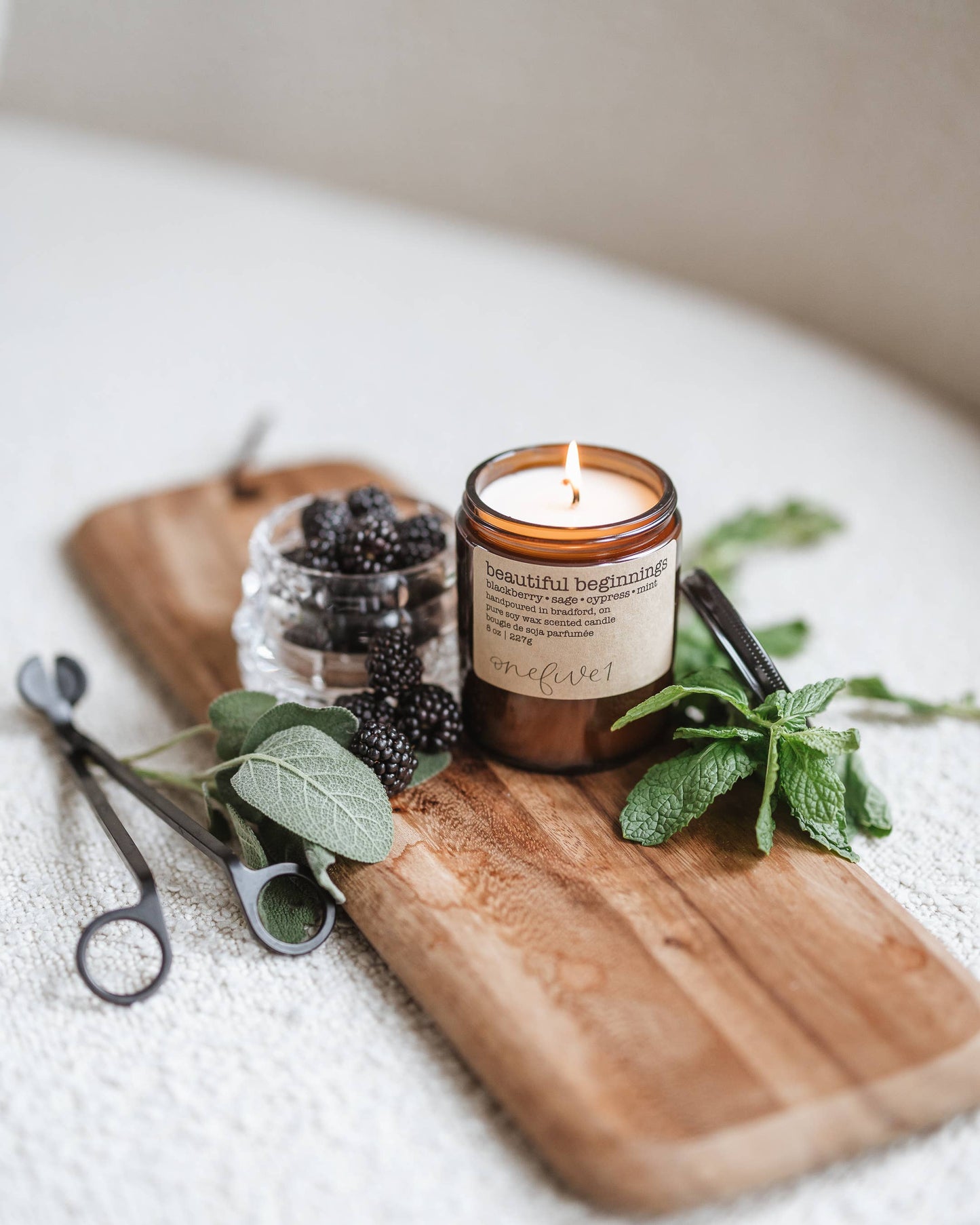 Beautiful beginnings - soy wax candle SPRING FRESH