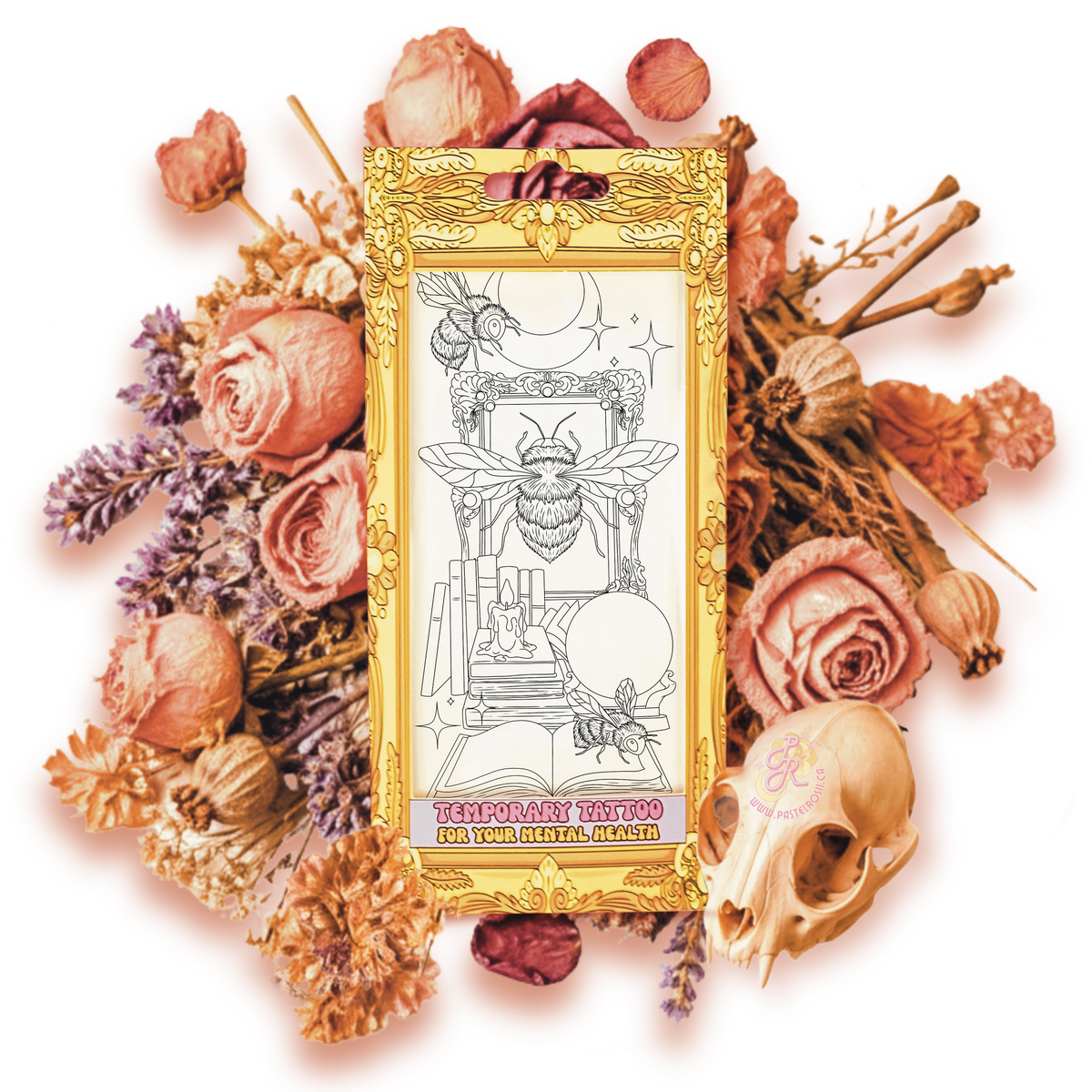 Bumblebee Moondance Temporary Tattoo