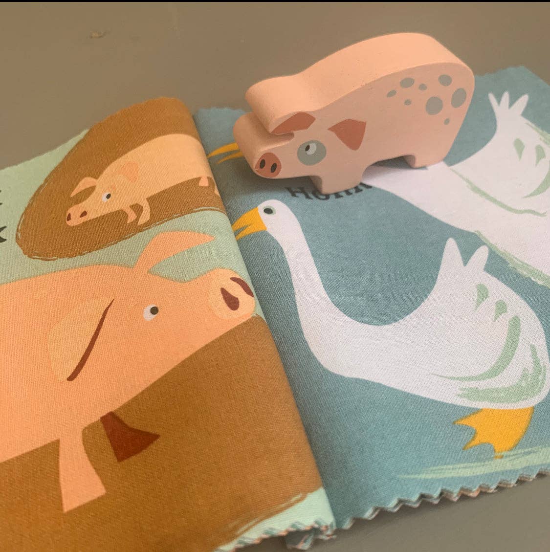 ThreadBear Design | Noisy Farmyard Rag Book