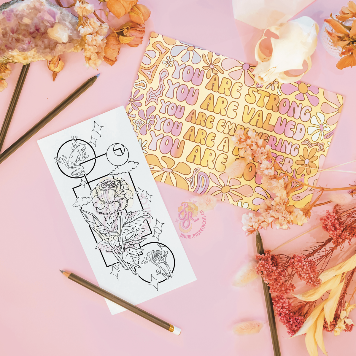 Fantasy Garden Temporary Tattoo