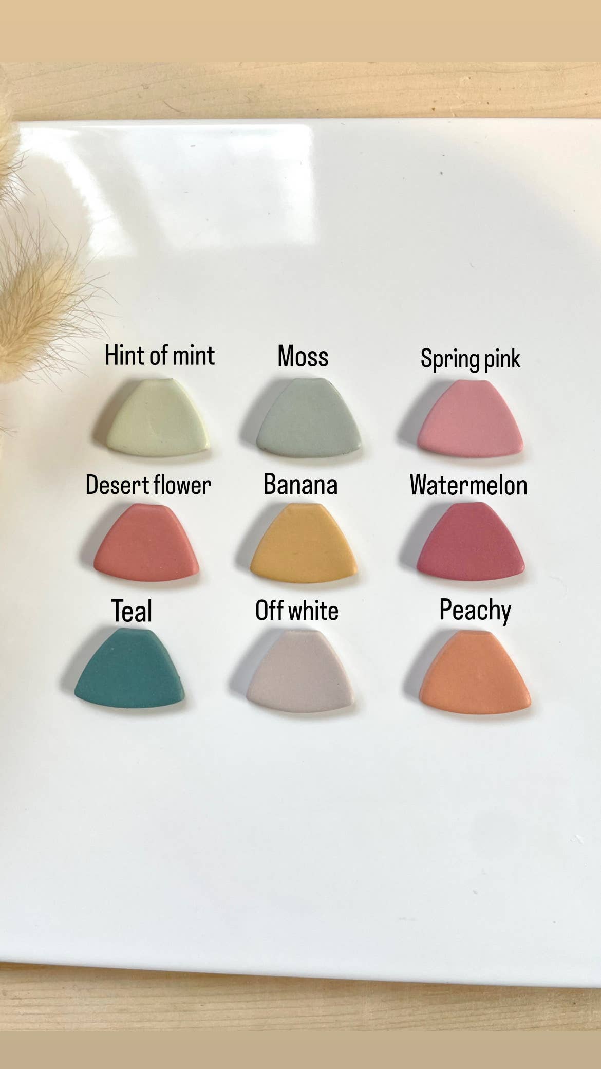 Claire - Polymer Clay Dangle