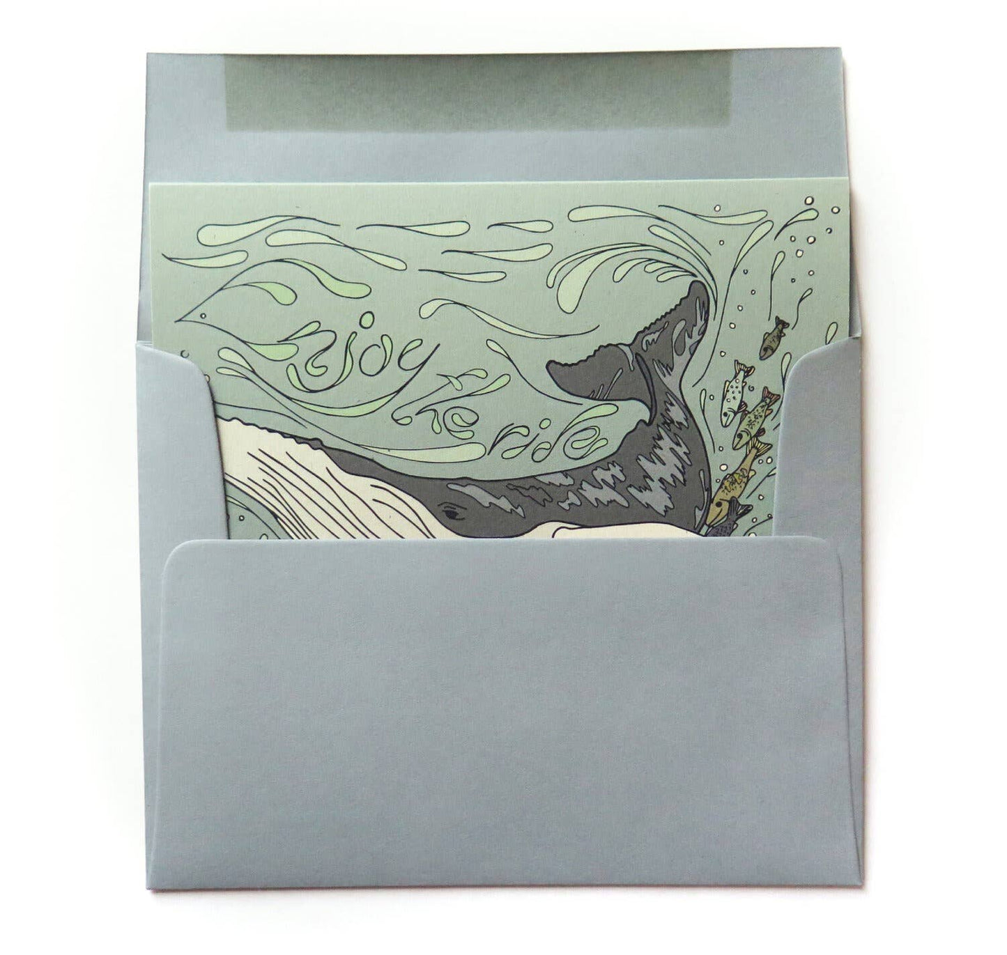 Enjoy the Ride Whale Card