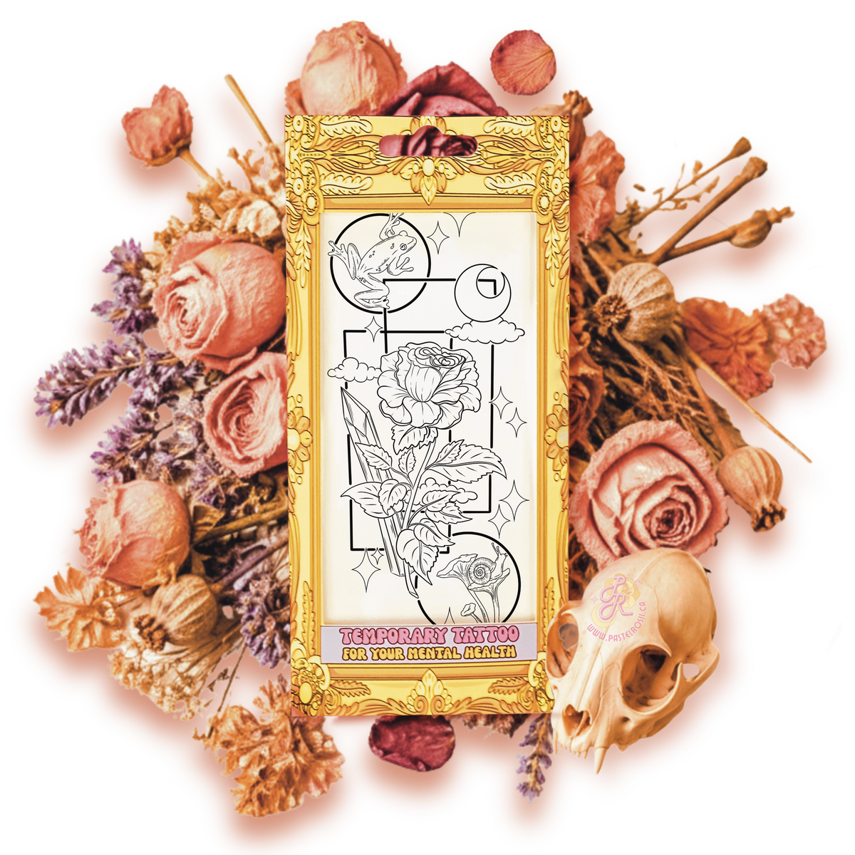 Fantasy Garden Temporary Tattoo