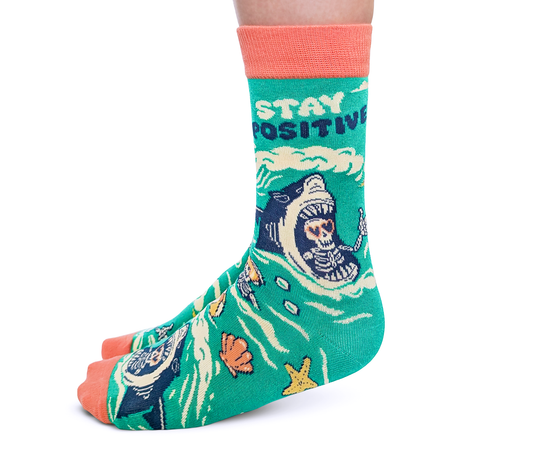 Stay Positive Socks - S/M (Women)
