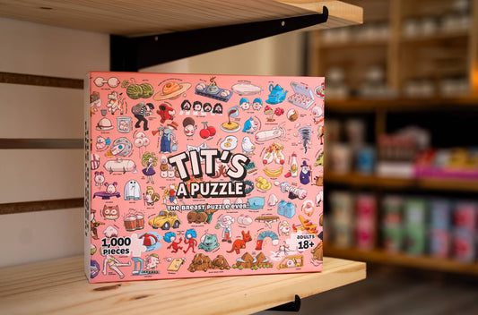 Tit's A Puzzle - Funny Boob Themed 1000 Piece Jigsaw Puzzle