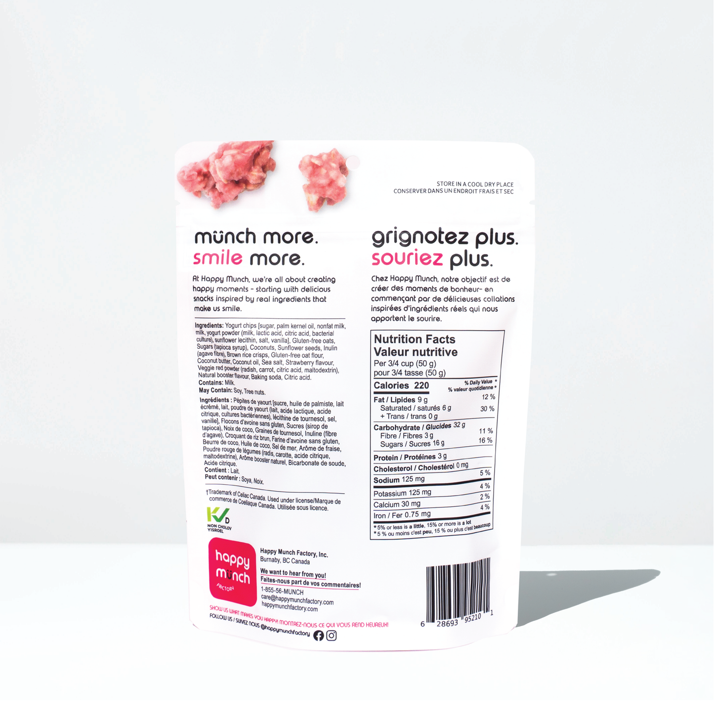 Strawberry Splash - Yogurt Cluster (100g)