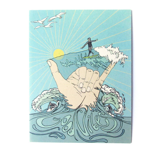 Good Vibes Shaka Card