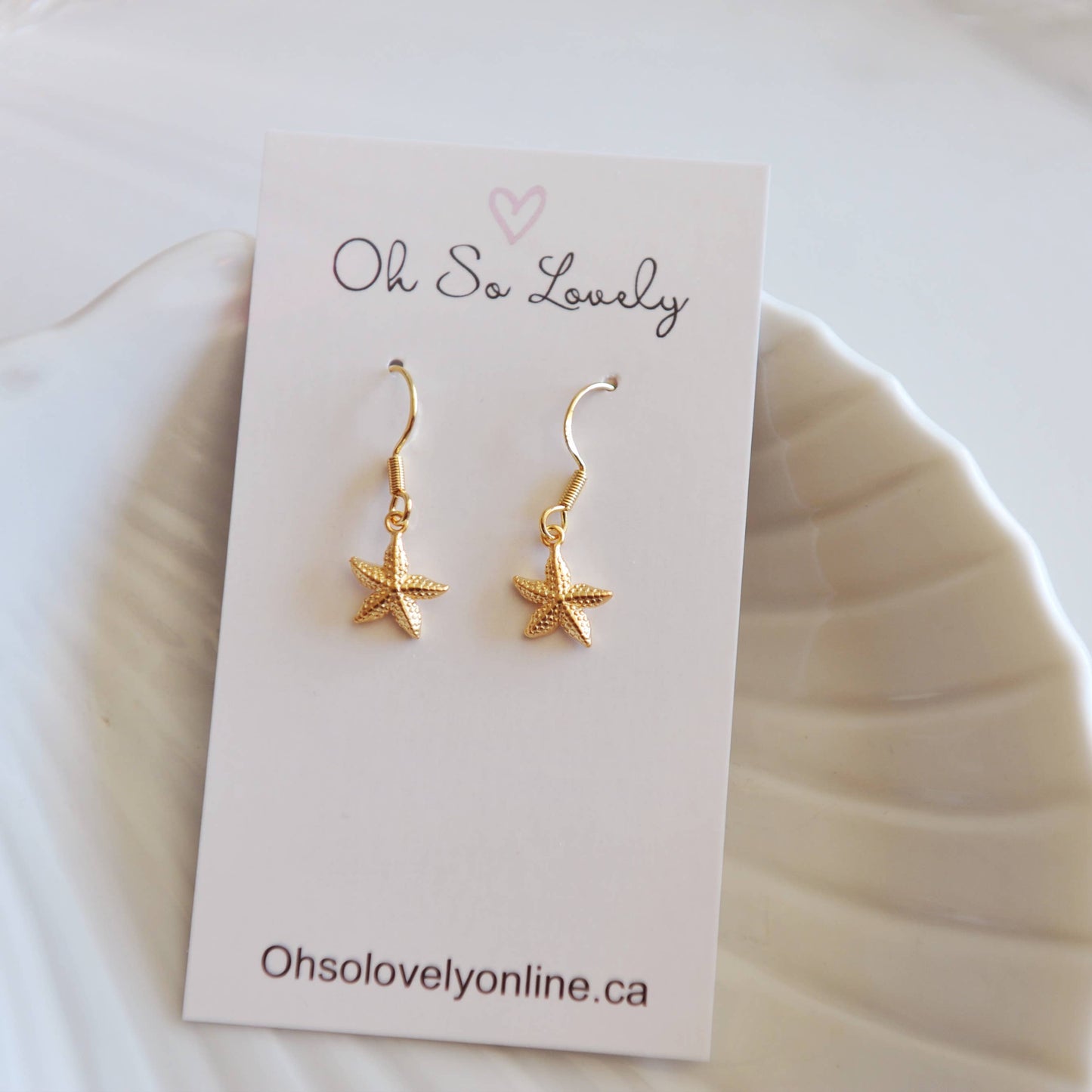 Starfish earrings