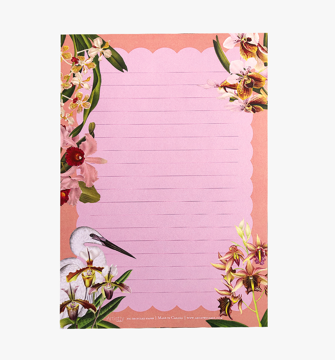 Vintage Orchids Letter Writing Set