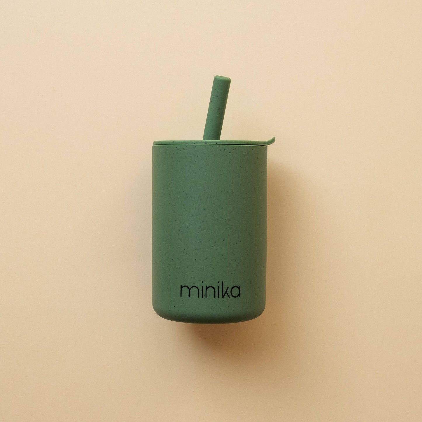 Straw cup with lid - Leaf