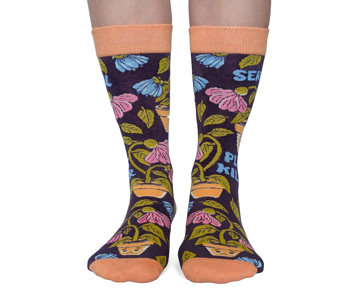 Serial Plant Killer Socks - S/M (Women)
