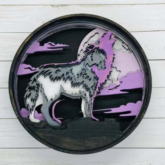 Wolf Shadow Box Kit