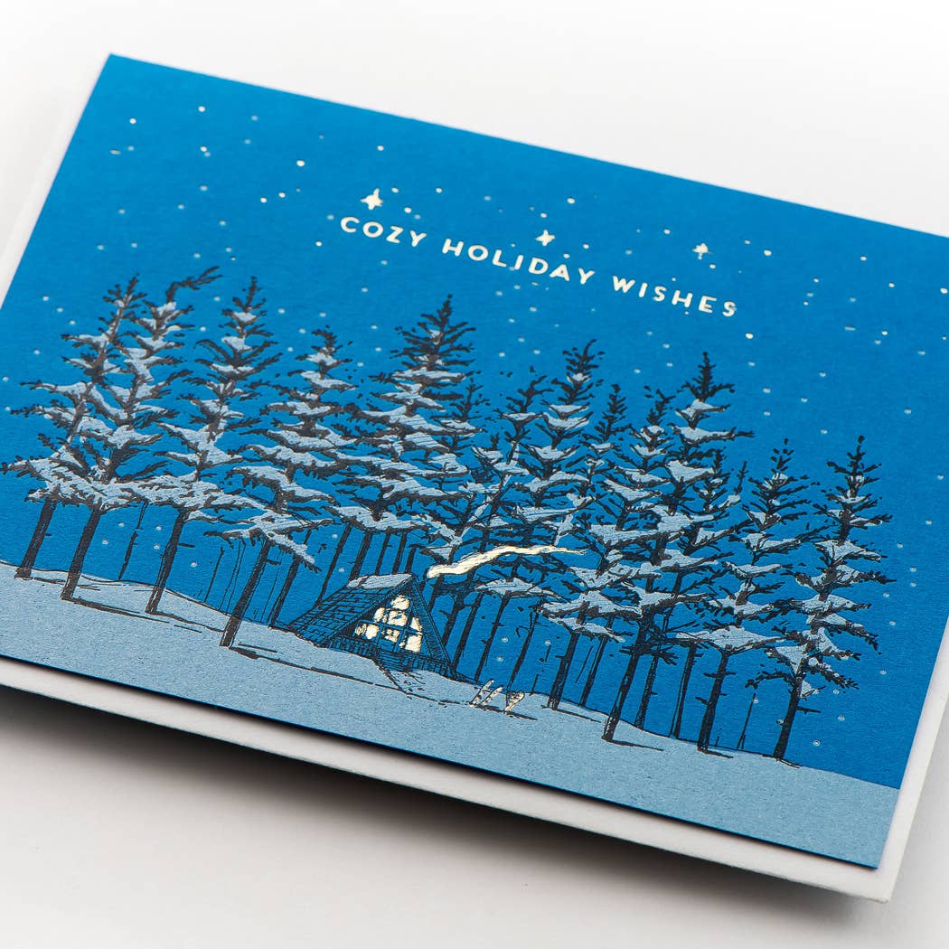 Holiday Cozy A-Frame Card