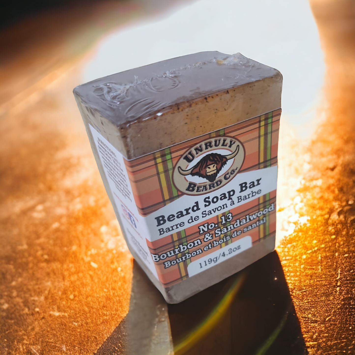 Beard Soap Bar - Bourbon & Sandalwood