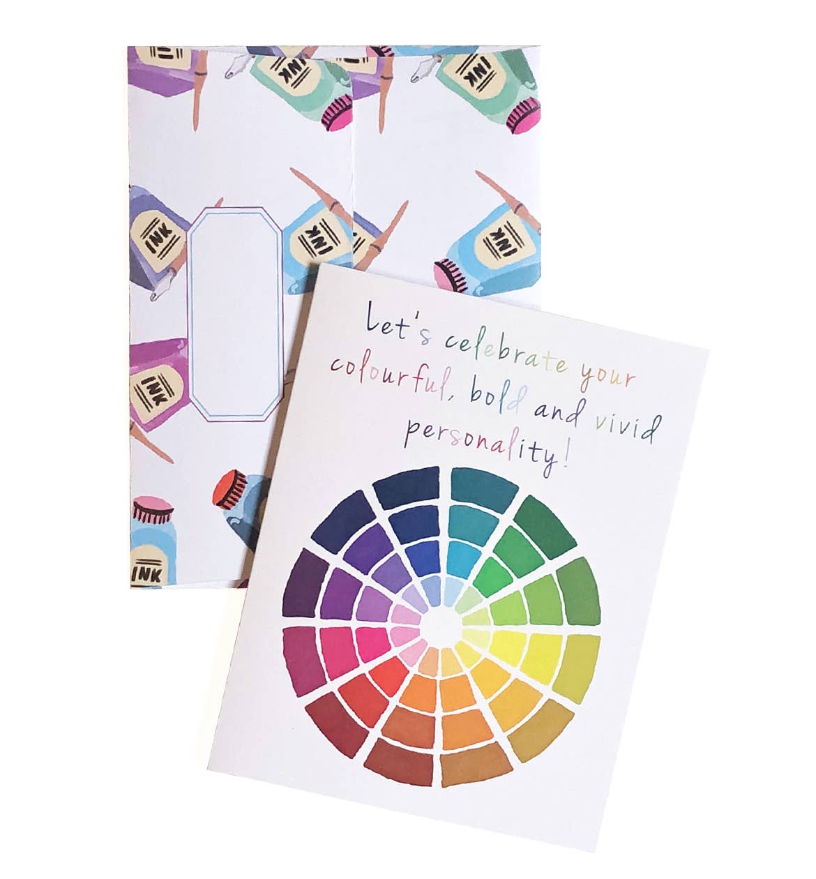 Happy Birthday Colour Wheel Card – Colorful, Eco-Friendly