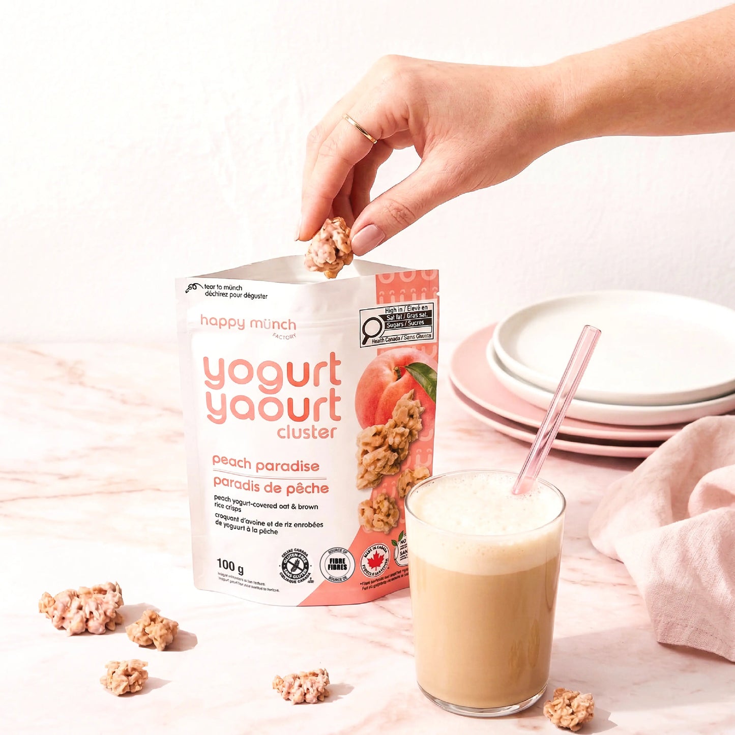 Peach Paradise - Yogurt Cluster (100g)