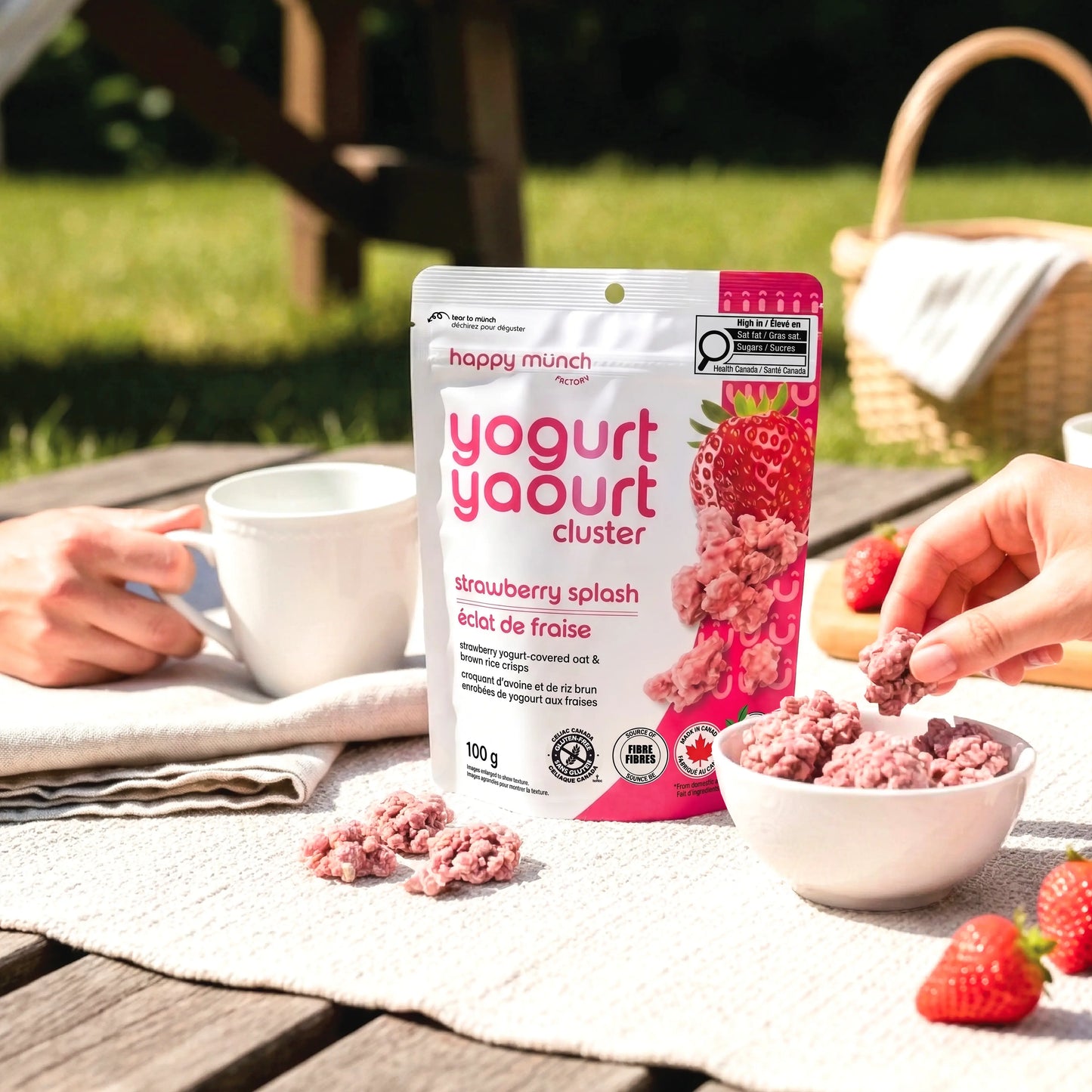 Strawberry Splash - Yogurt Cluster (100g)