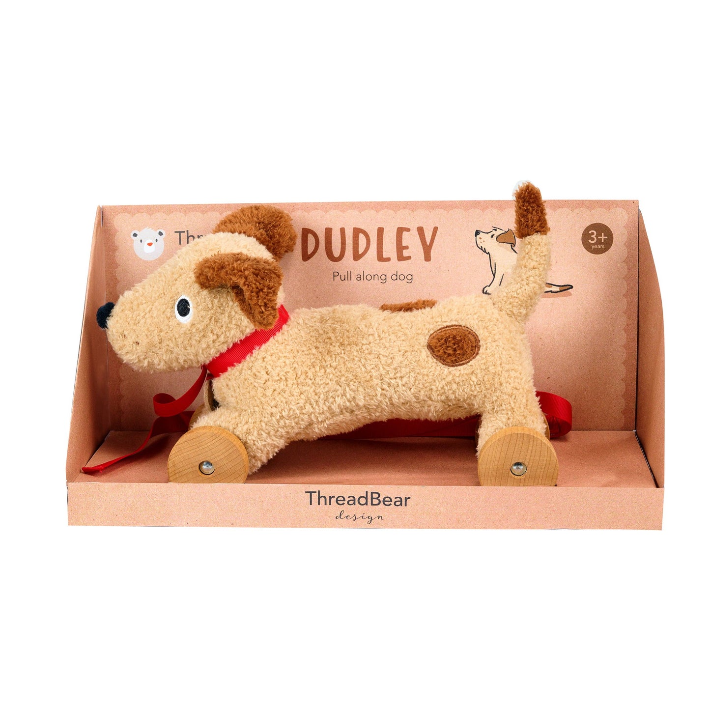 ThreadBear Design | Dudley Pull Along Dog