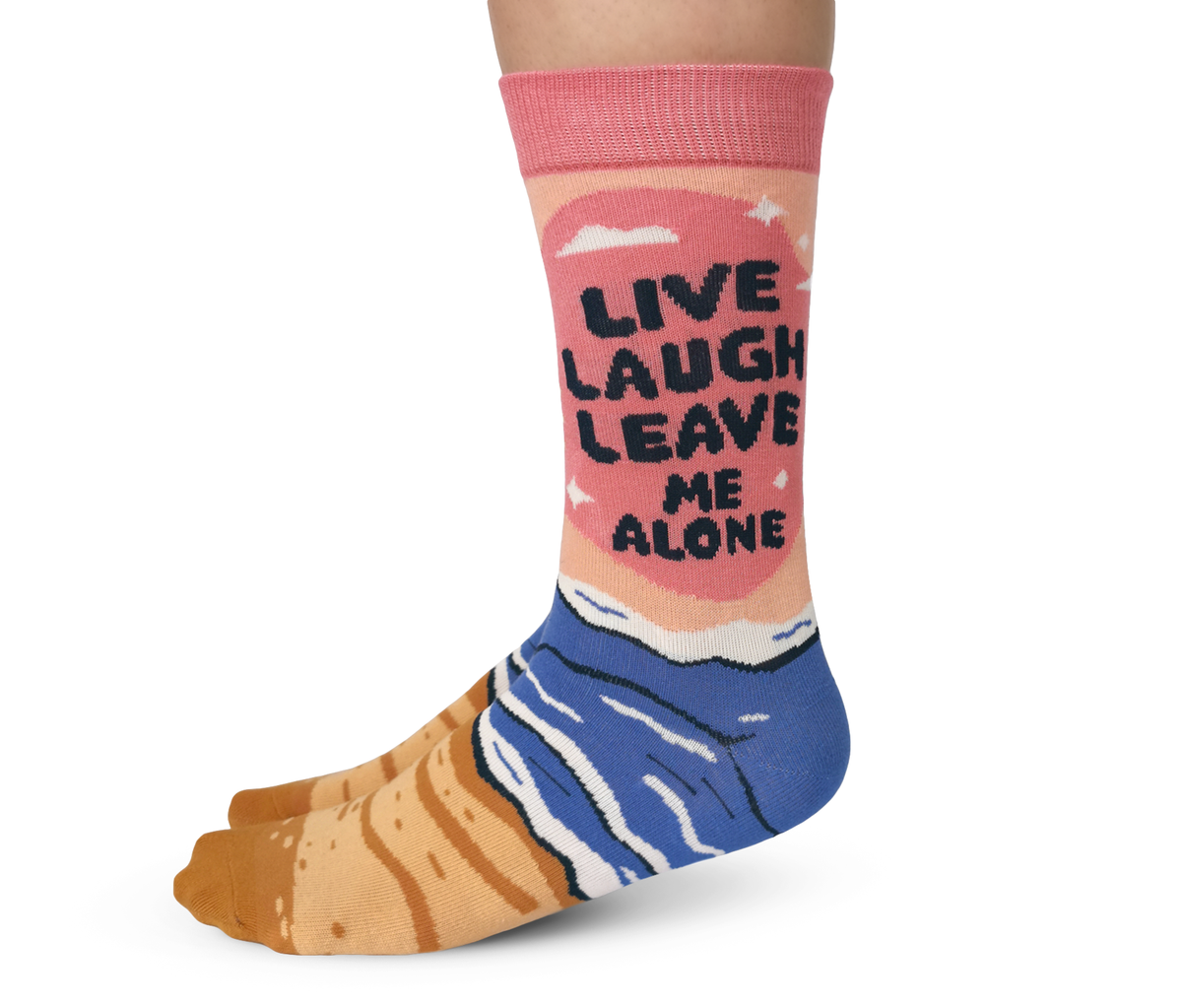 Live, Laugh, Leave Socks - S/M (Women)