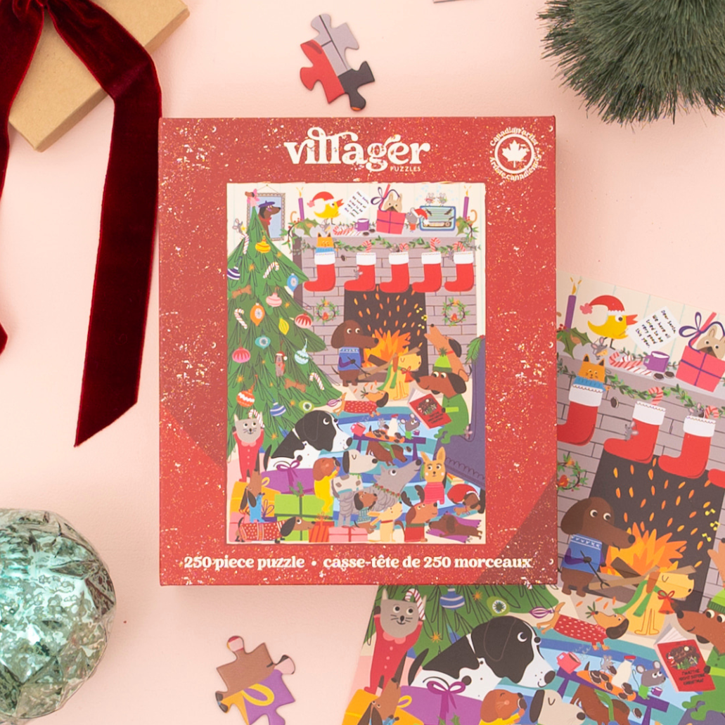 Merry Barkmas | 250 Piece Puzzle | Designed in Canada