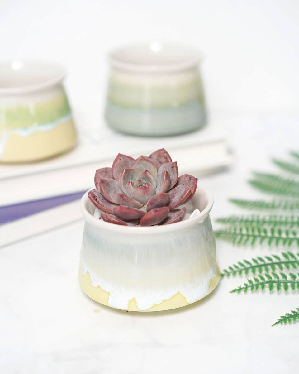 Small Glazed Pot Set