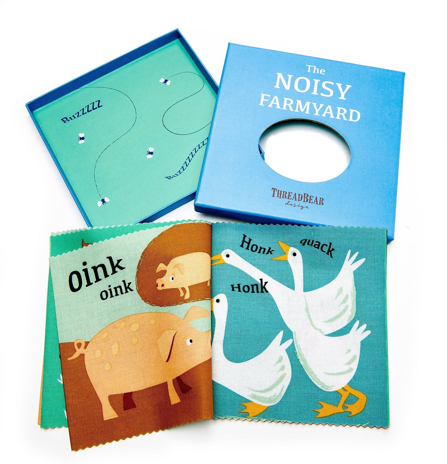 ThreadBear Design | Noisy Farmyard Rag Book