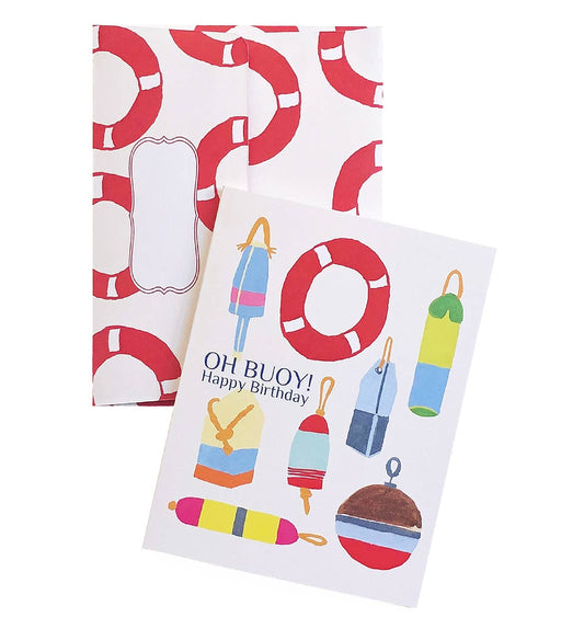 Oh Buoy! Fun Birthday Card – Nautical & Quirky Design