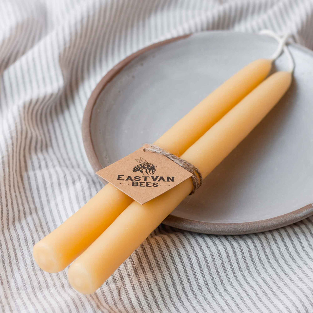 Taper Beeswax Candles 1 Pair